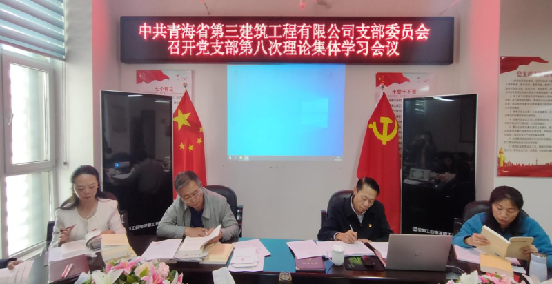 三建公司黨支部召開第八次理論集體學(xué)習(xí)會(huì) ----集團(tuán)黨委委員、紀(jì)委書記講主題教育專題黨課